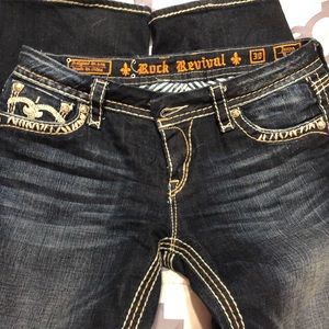 Buckle rock revival blue jeans